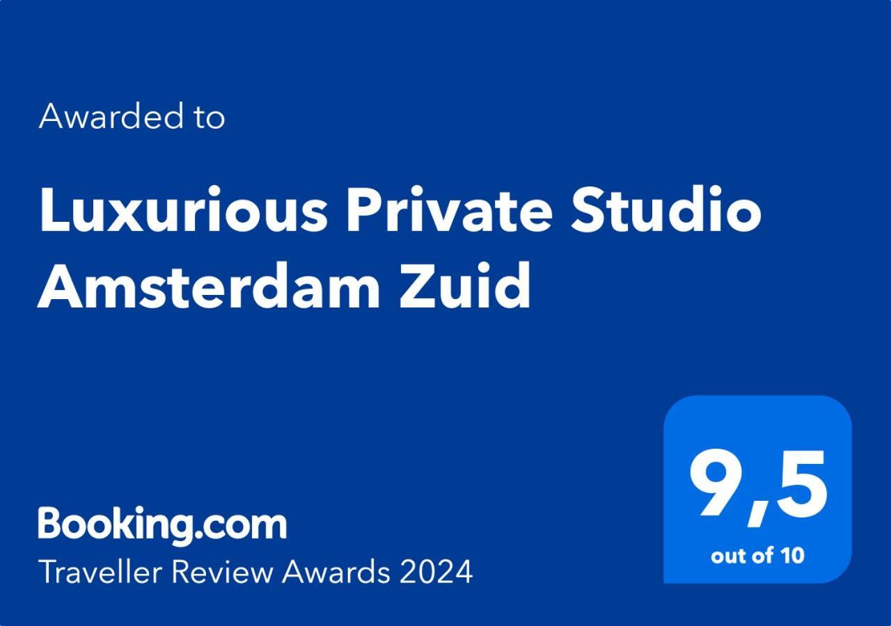 Luxurious Private Studio Amsterdam Zuid Luaran gambar